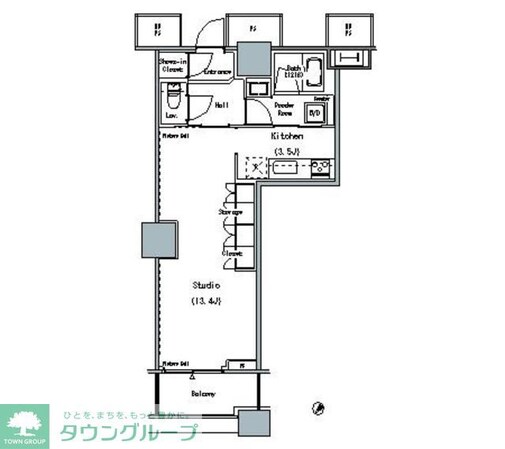 THE TOKYO TOWERS MIDTOWERの物件間取画像
